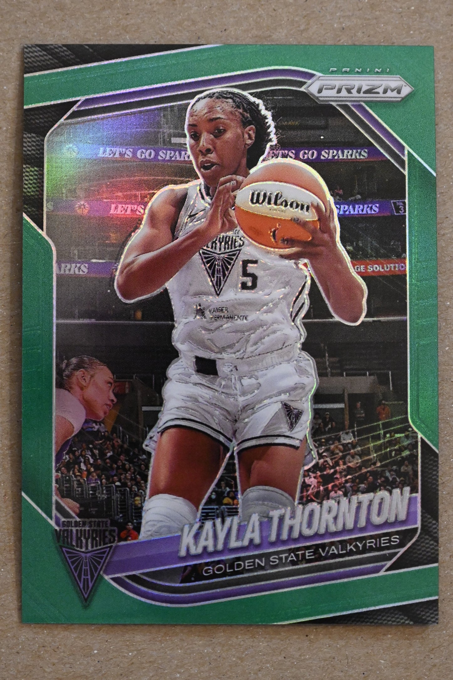 2025 Panini Prizm WNBA - Green Prizms #17 Kayla Thornton
