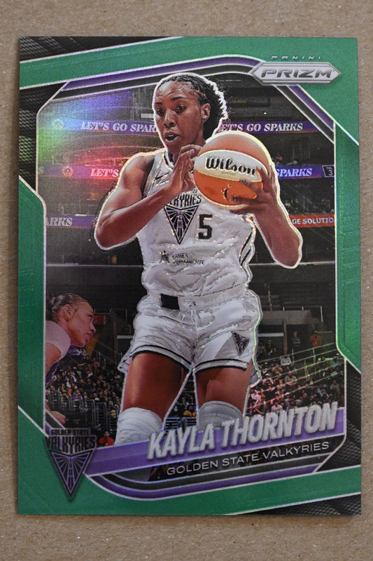 2025 Panini Prizm WNBA - Green Prizms #17 Kayla Thornton