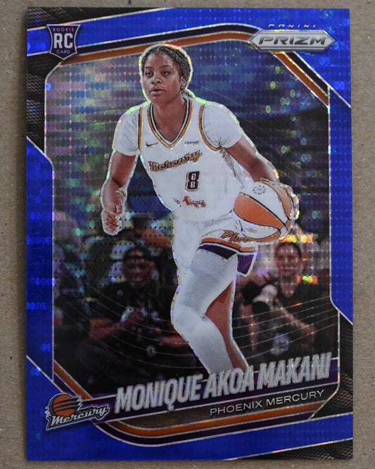 2025 Panini Prizm WNBA - Blue Pulsar Prizms #98 Monique Akoa Makani