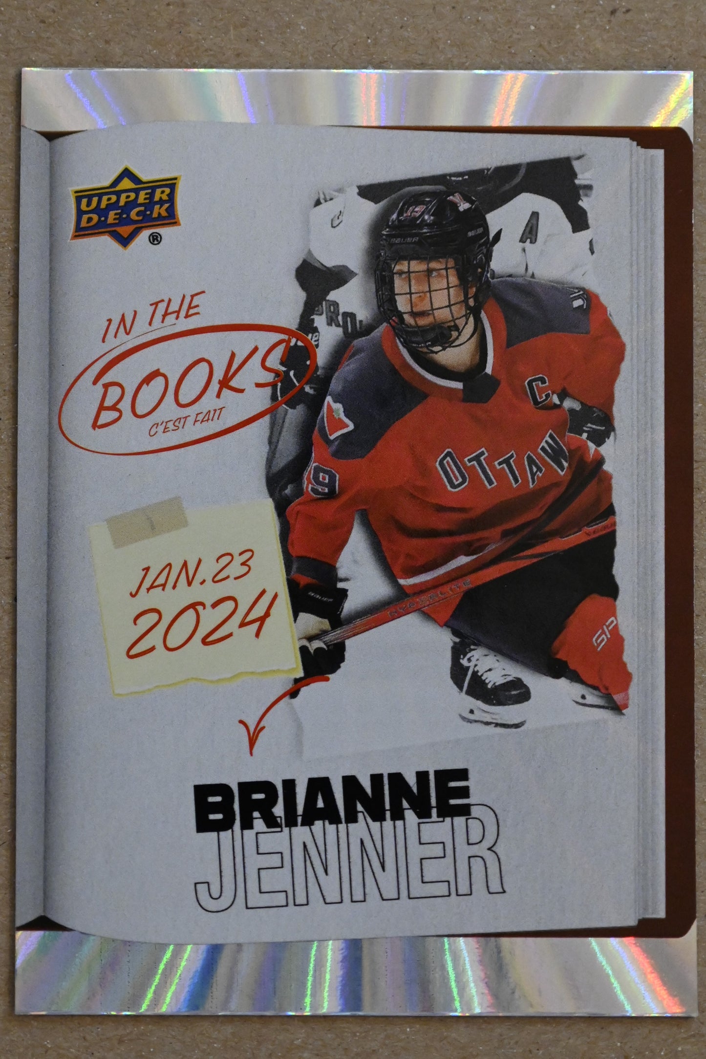 2024-25 Upper Deck Tim Hortons Retrospective Rookies - In the Books #ITB-15 Brianne Jenner