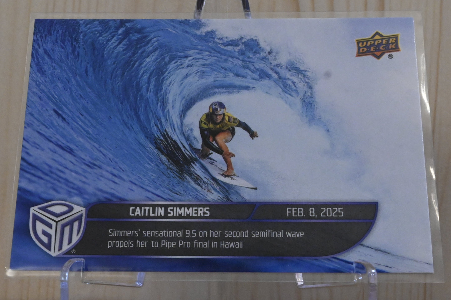 2025 Upper Deck Game Dated Moments - World Surf League #WSL-4 Caitlin Simmers