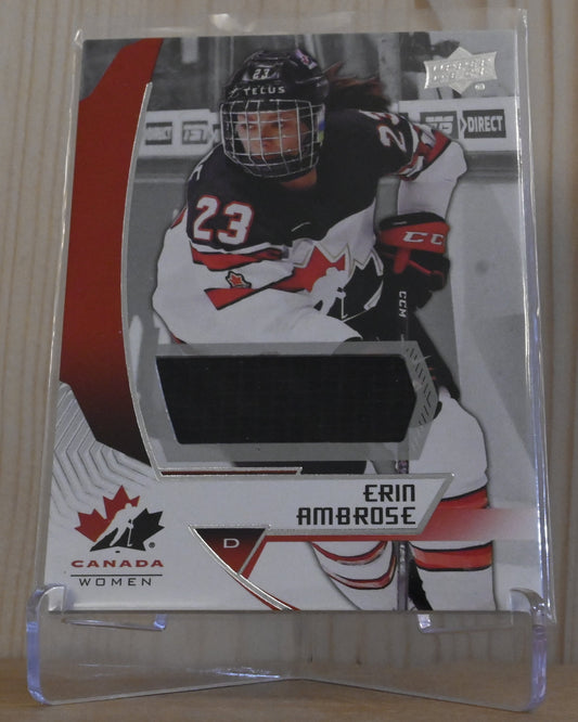 2019 Upper Deck Team Canada Juniors - Jersey #57 Erin Ambrose