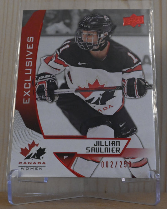 2019 Upper Deck Team Canada Juniors - Exclusives #42 Jillian Saulnier