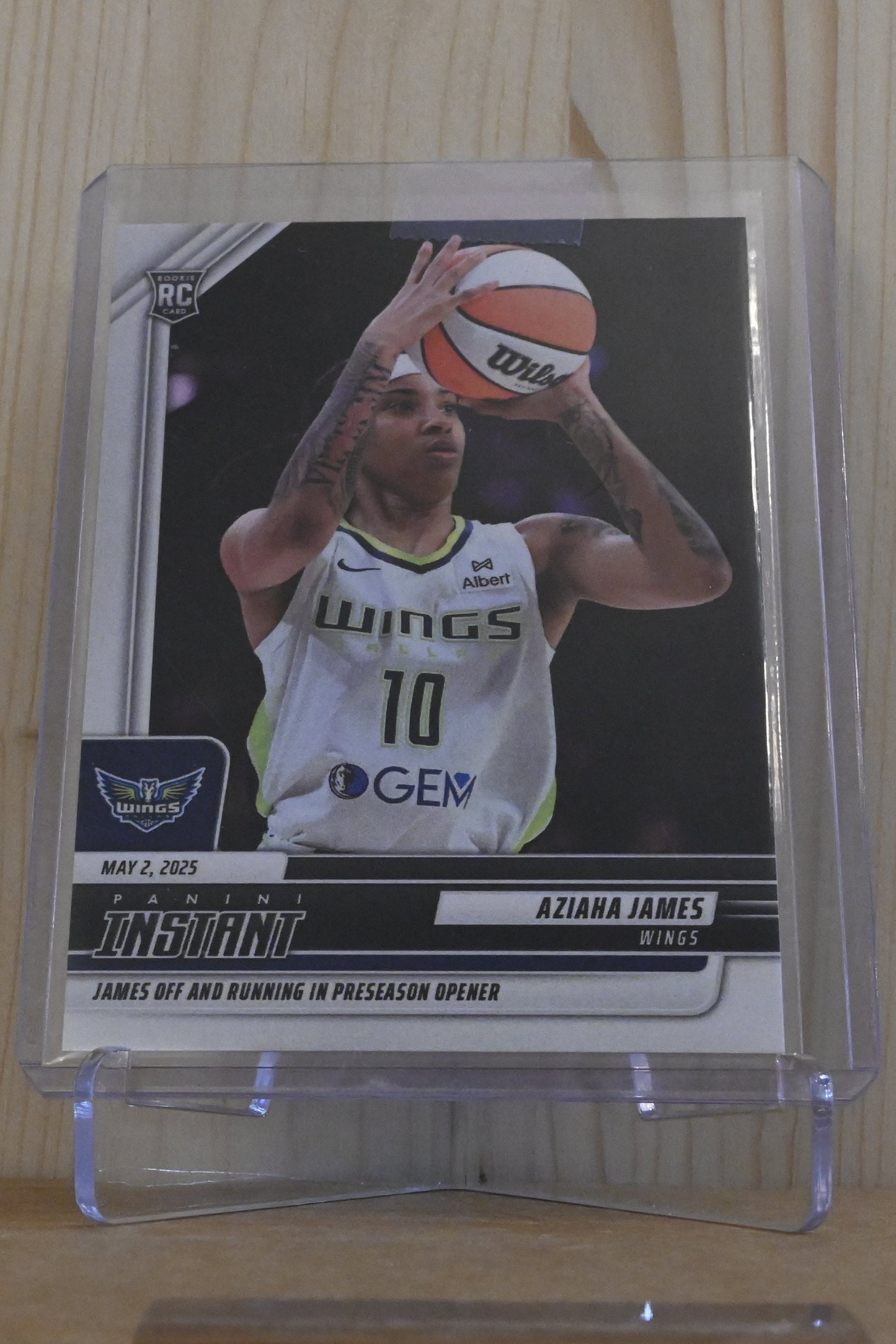 2025 Panini Instant WNBA #2 Aziaha James