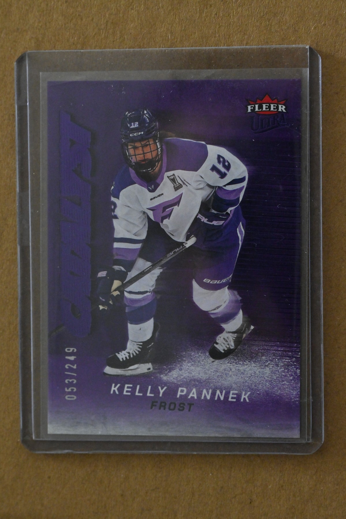 2025-26 Fleer Ultra PWHL - Catalyst Purple #CT-6 Kelly Pannek
