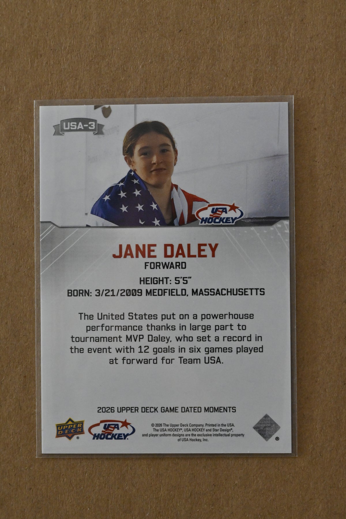 2026 Upper Deck Game Dated Moments - Team USA Juniors (Set of 3)