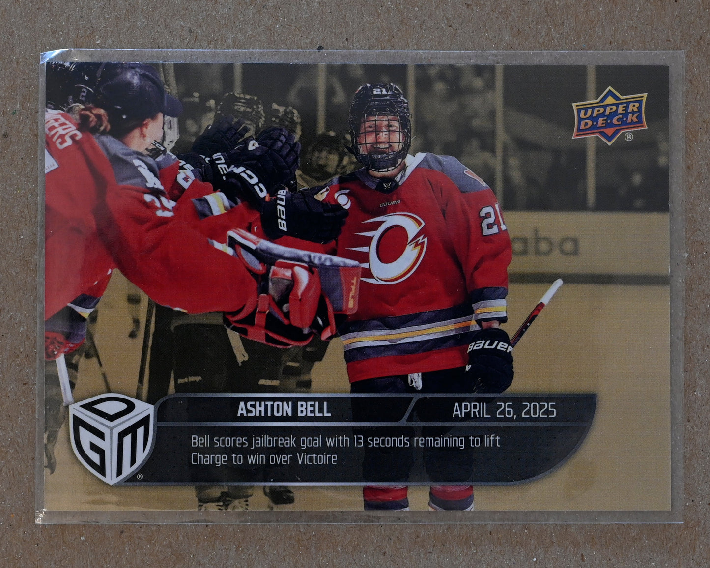 2024-25 Upper Deck Game Dated Moments PWHL - Gold #41 Aston Bell