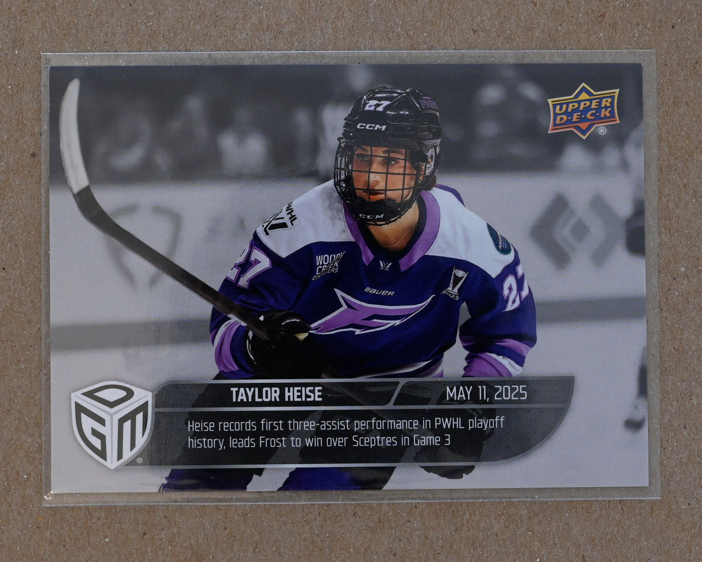 2024-25 Upper Deck Game Dated Moments PWHL - Silver #49 Taylor Heise