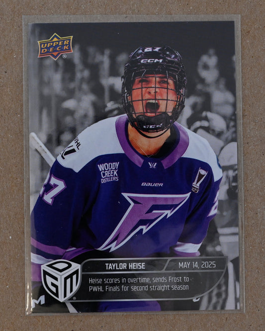 2024-25 Upper Deck Game Dated Moments PWHL - Silver #51 Taylor Heise