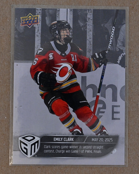 2024-25 Upper Deck Game Dated Moments PWHL - Silver #53 Emily Clark