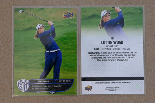2025 Upper Deck Game Dated Moments #18 Lottie Ward