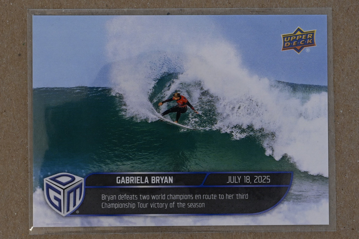 2025 Upper Deck Game Dated Moments - World Surf League