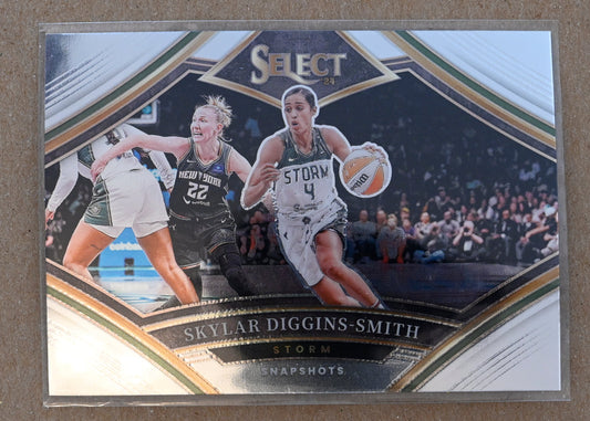 2024 Panini Select WNBA - Snapshots Prizms Silver #6 Skylar Diggins-Smith