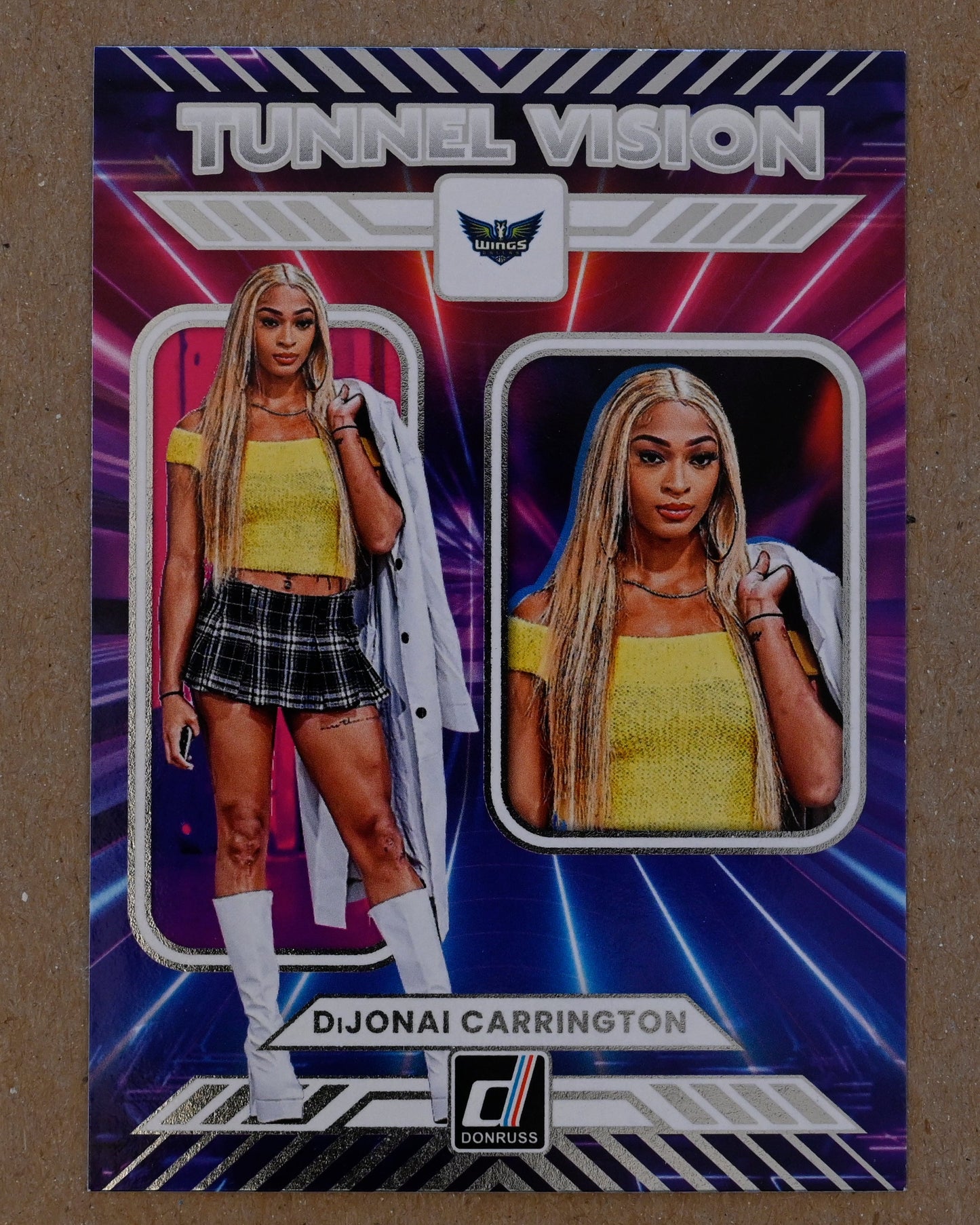2025 Donruss WNBA - Tunnel Vision #5 DiJonai Carrington