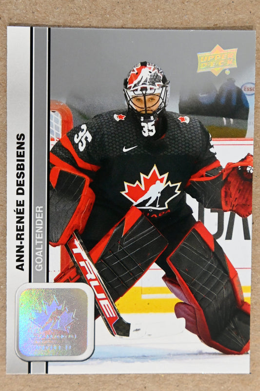 2023 Upper Deck Team Canada Juniors #42 Ann-Renee Desbiens