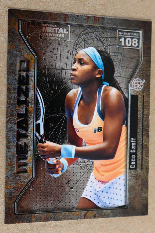 2021 SkyBox Metal Universe Champions #108 Coco Gauff