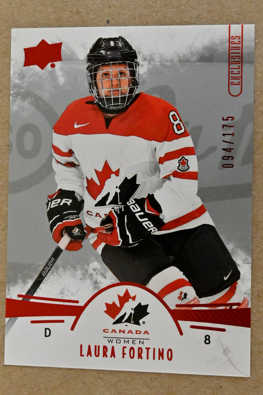 2016 Upper Deck Team Canada Juniors - Exclusives #22 Laura Fortino