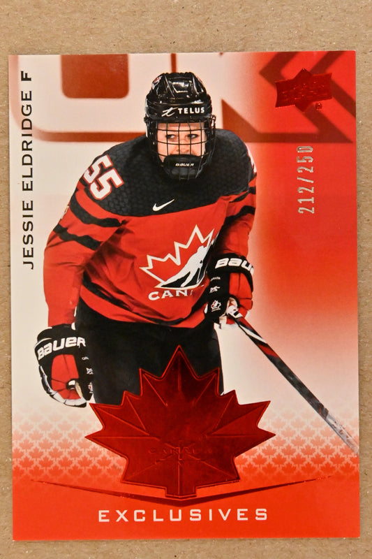 2021-22 Upper Deck Team Canada Juniors - Exclusives #67 Jessie Eldridge