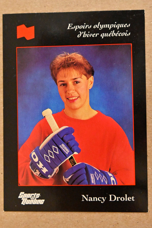 1994 Sports Quebec Espoirs Olympiques d'hiver Quebecois #NNO Nancy Drolet