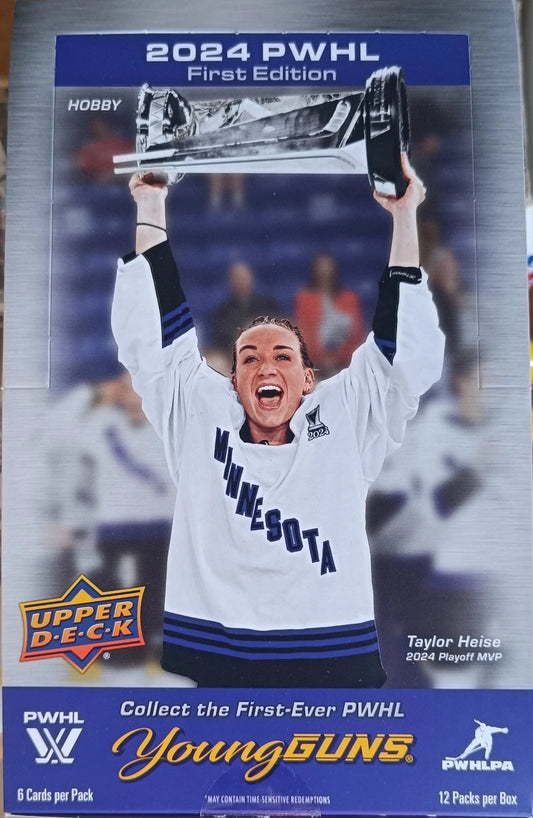 2024 Upper Deck PWHL - Empty Hobby Box Flattened