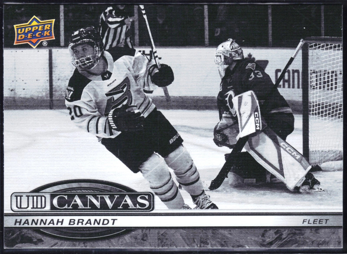 2025-26 Upper Deck PWHL - UD Canvas Black & White #C-8 Hannah Brandt